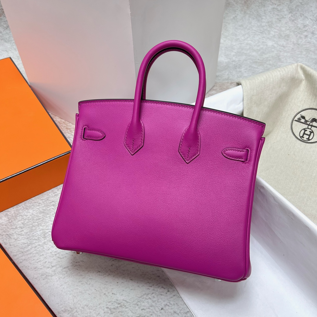 에르메스 버킨백25 로즈퍼플 은장 토고가죽